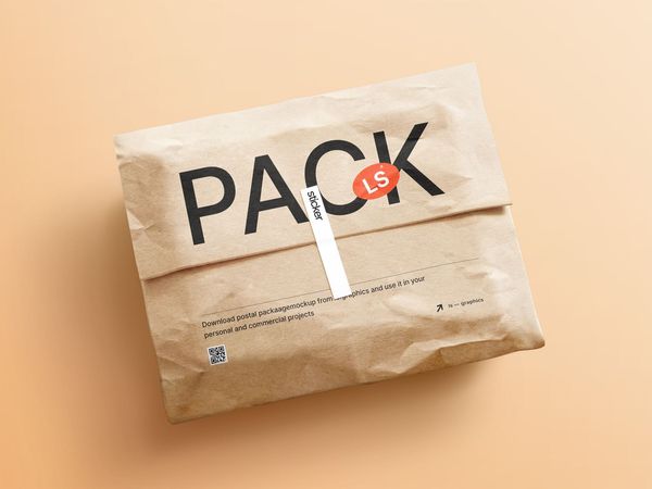 Kraft Paper Postal Package