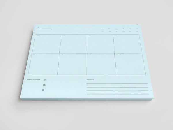 Desktop Planner Pad