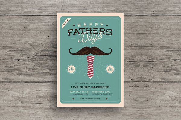 $ Father's Day Flyer