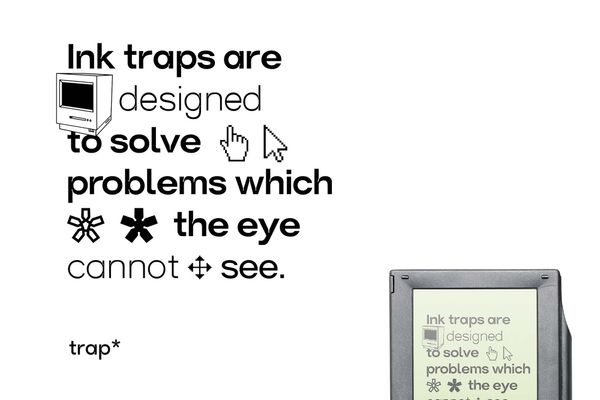 Trap Sans Serif Typeface