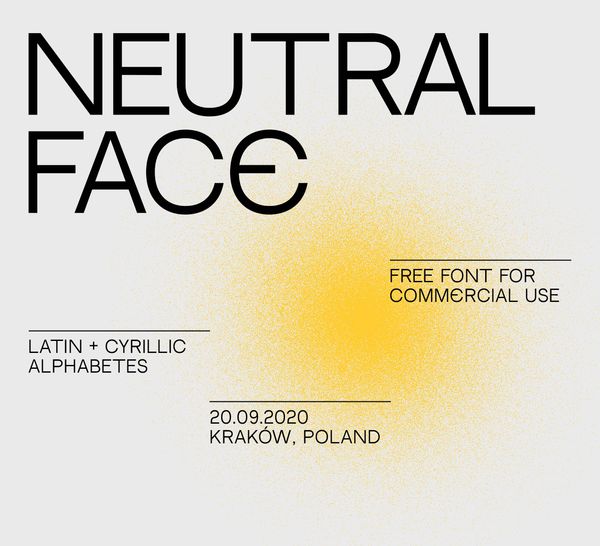 NEUTRAL FACE — FREE FONT