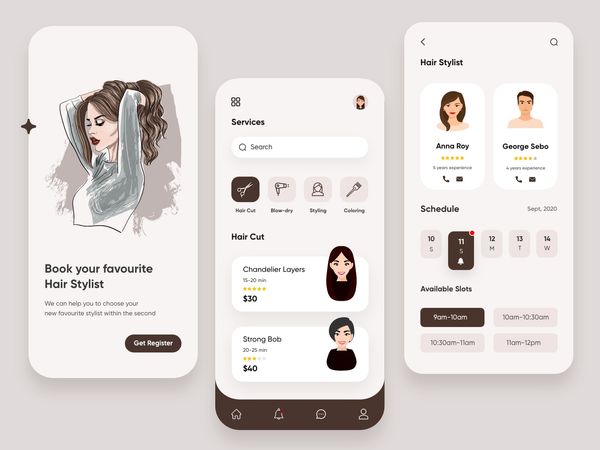 Hair Stylist Mobile App