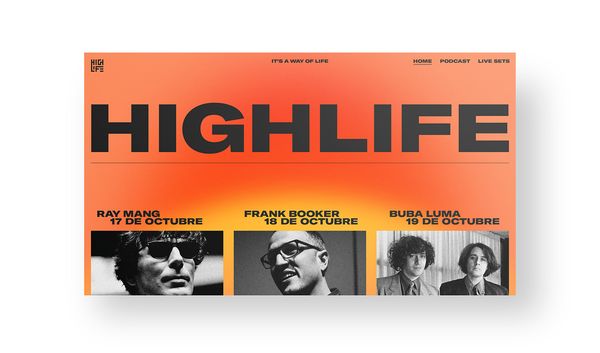 Highlife | Website hero