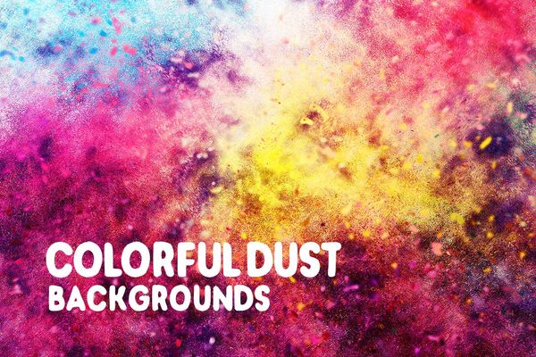 $ Colorful Dust Backgrounds