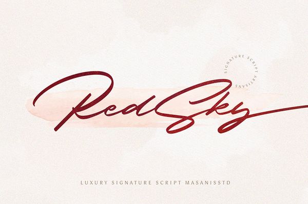 RedSky Signature Font