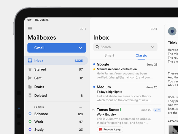 Mailbox Concept Application