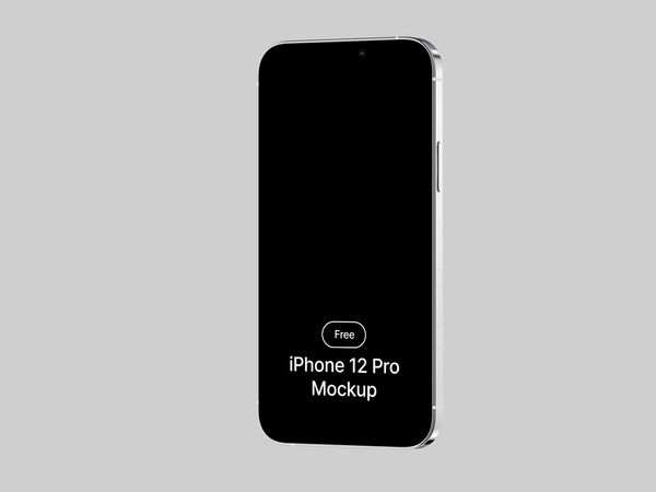 Five iPhone 12 Pro Mockups