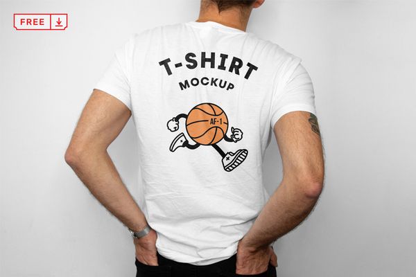 T-Shirt Back Mockup