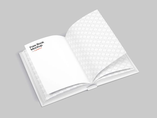 Opened Book Mockup