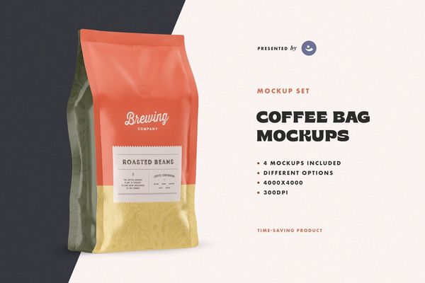 Coffee Bag Mockups