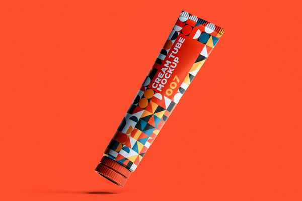 $ Cream Tube Mockup 007