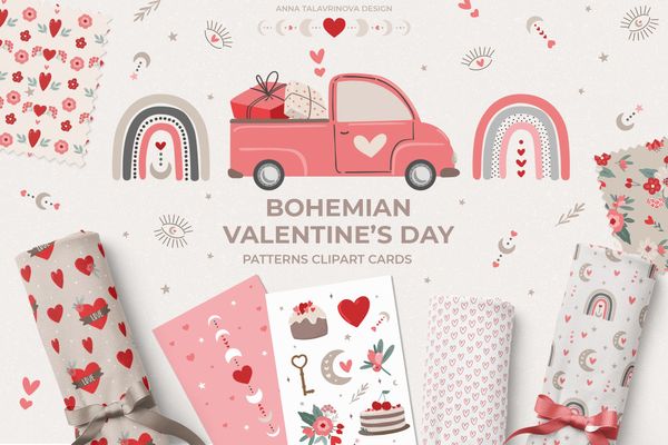 Boho Valentine's Day