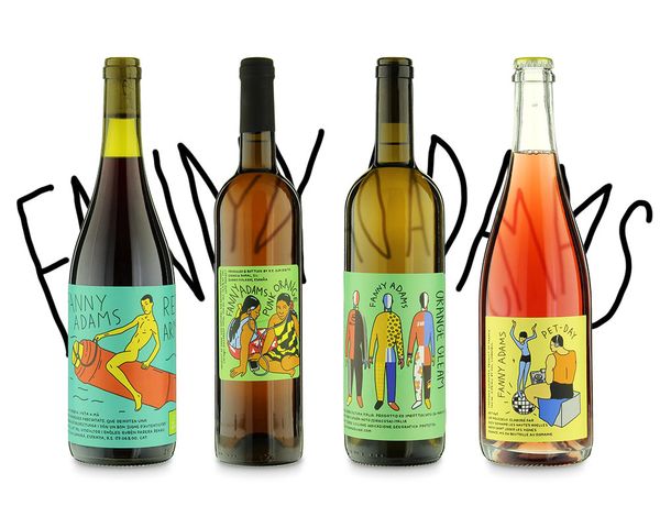 Label Design for Fanny Adams Wine