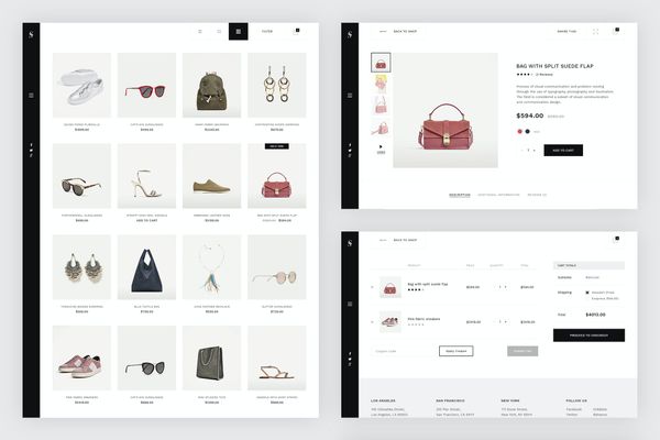 $ Skiboo. Modern & Minimal eCommerce PSD Template