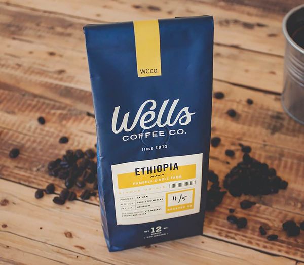 Wells Coffee Packaging Design