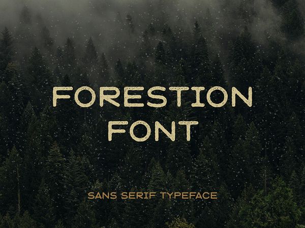 Forestion Display Font