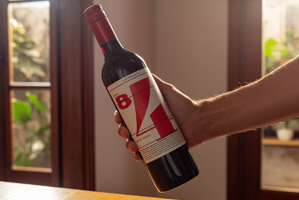 Etiqueta de vino «84» Malbec