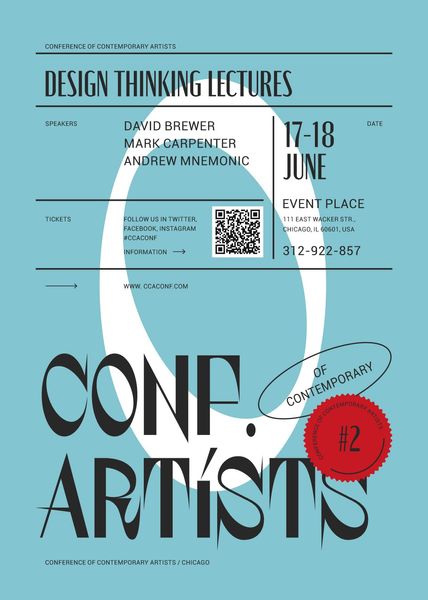 Design Conference Event Poster