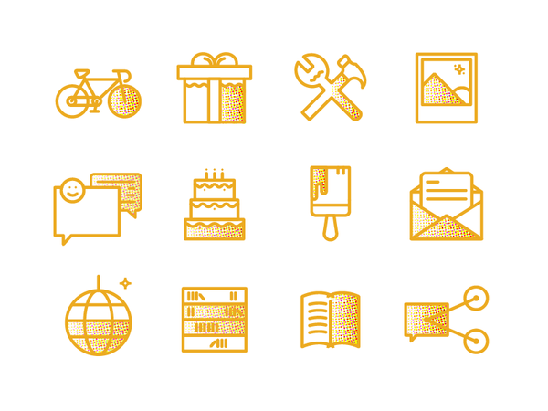 Campaigner - Halftone Icons