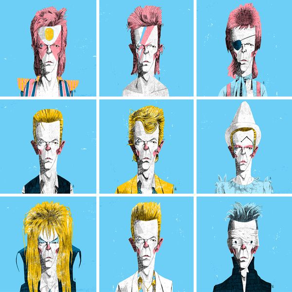 David Bowie Portrait Series