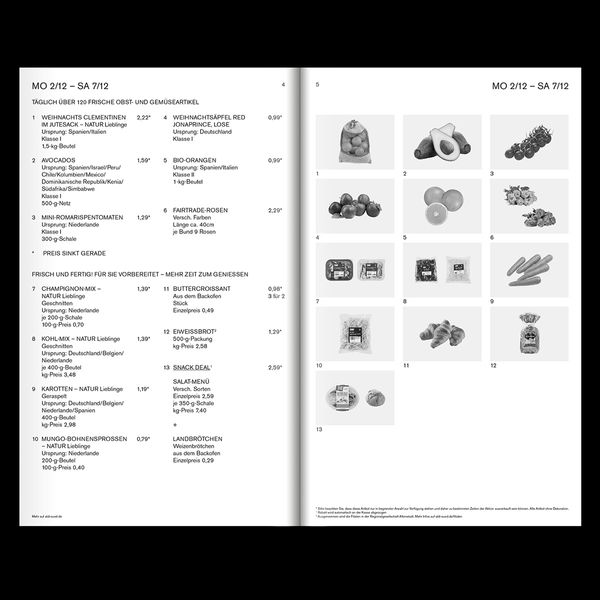 Deemotionalisation of a Grocery Store Catalogue