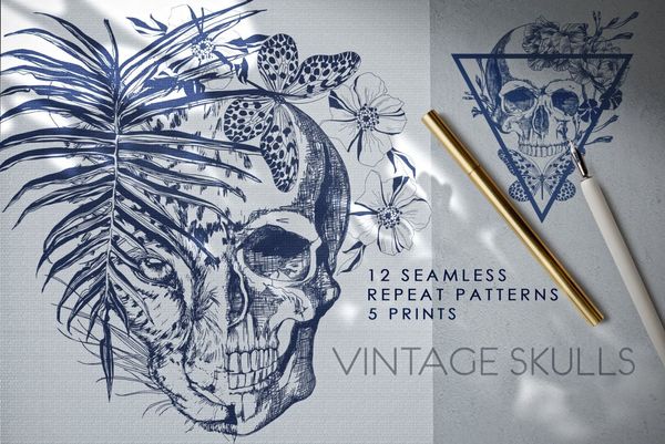 VINTAGE SKULLS