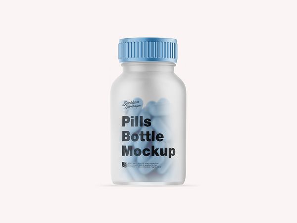 Pills Bottle Mockup