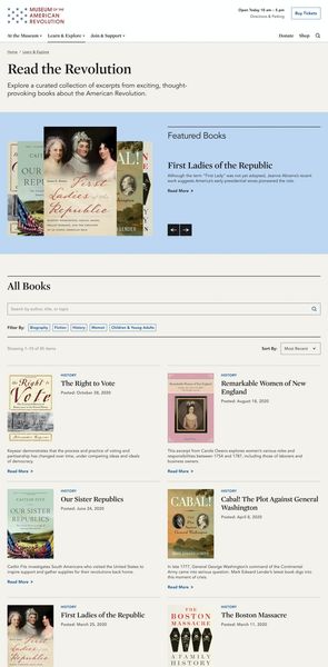 Museum of the American Revolution | Catalog