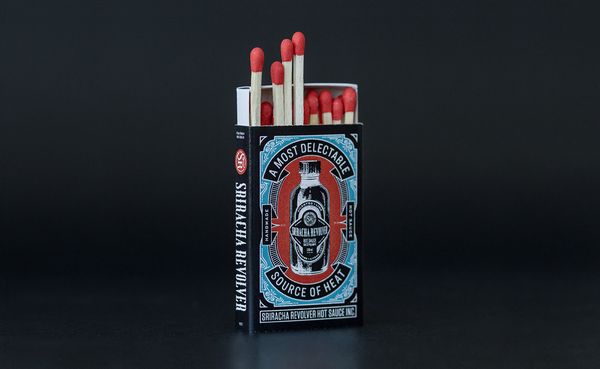 Sriracha Revolver Safety Matches