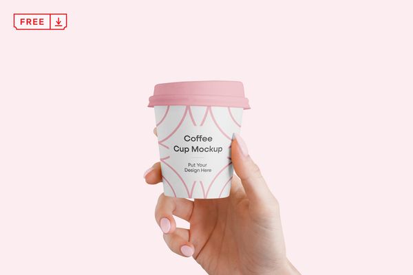 Free Small Coffee Cup Mockup