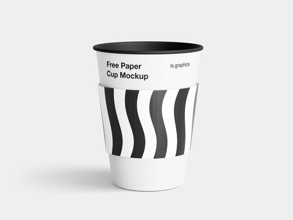 Paper Coffee Cup Mockup