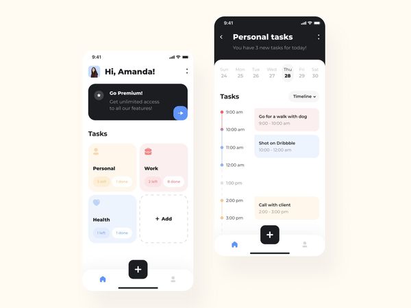 Management app | Schedule