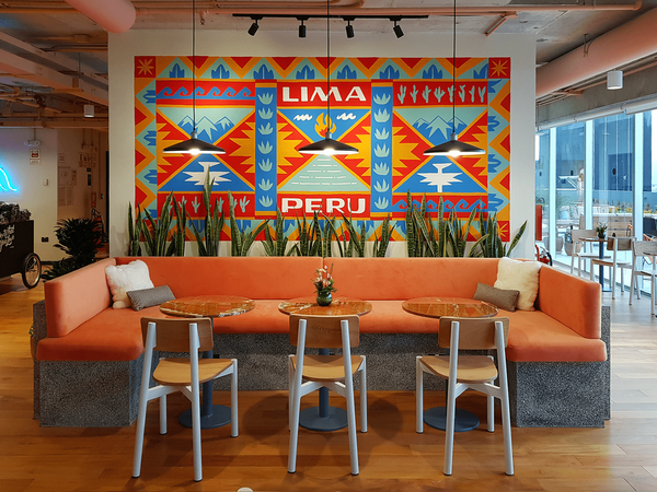 Lima Peru Mural for WeWork