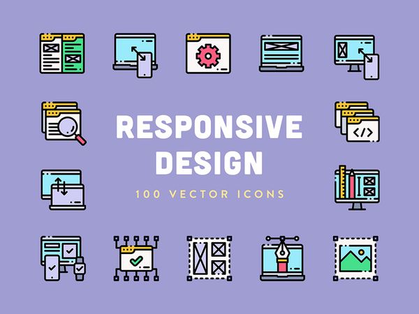 Responsive Design Vector Icons