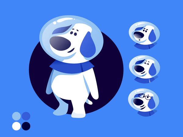 Brand Mascot | Astronaut dog