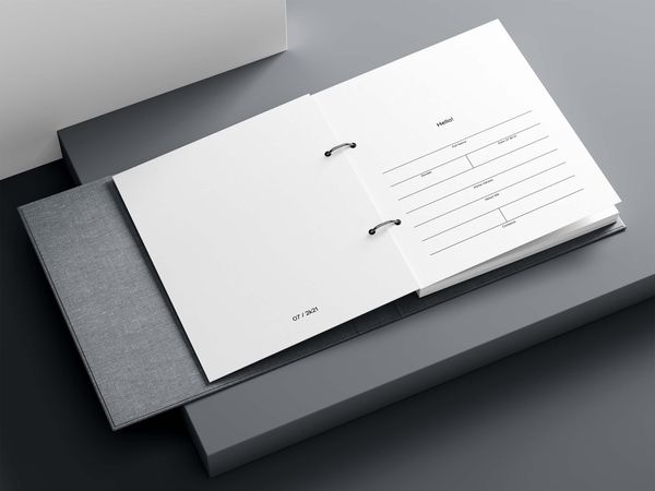 Minimalistic Planner Inserts Mockup