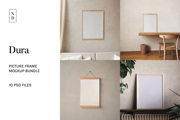 Dura. Frame Mockup Bundle