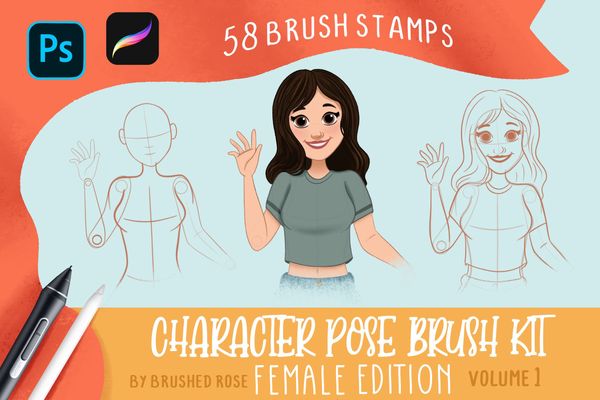$ Character Pose Brush Kit