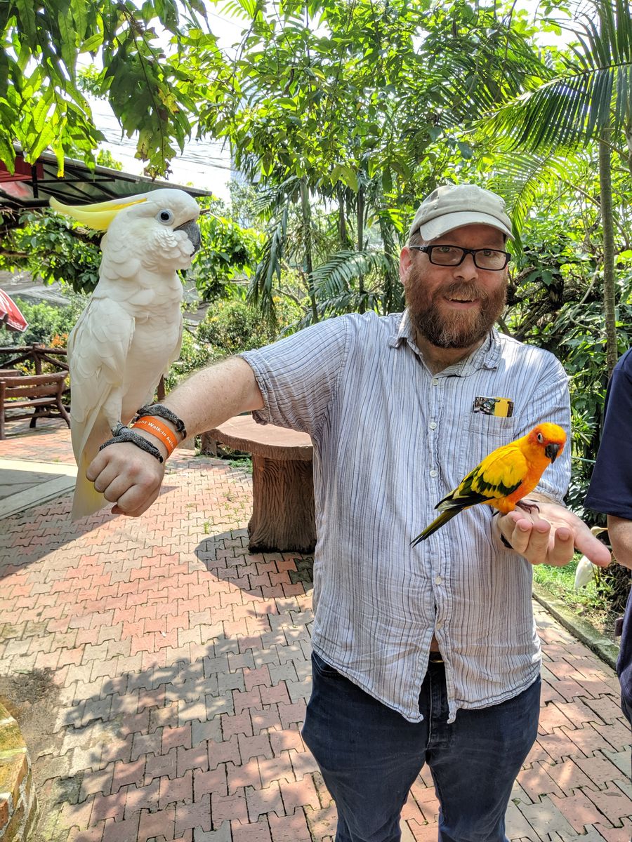 02. KL Bird park, flight to Kuching