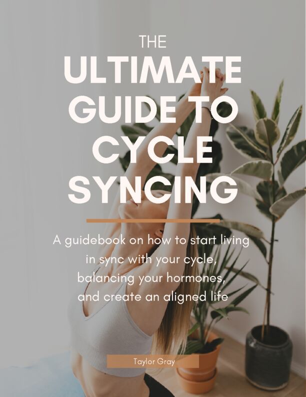 The Ultimate Guide to Cycle Syncing