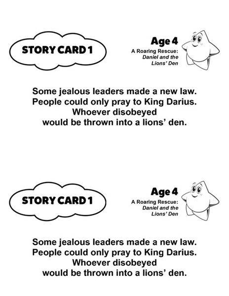 BibleAdventure_Y1_U10_ARoaringRescueDanielandtheLionsDen_wk1-4_StoryCards_4