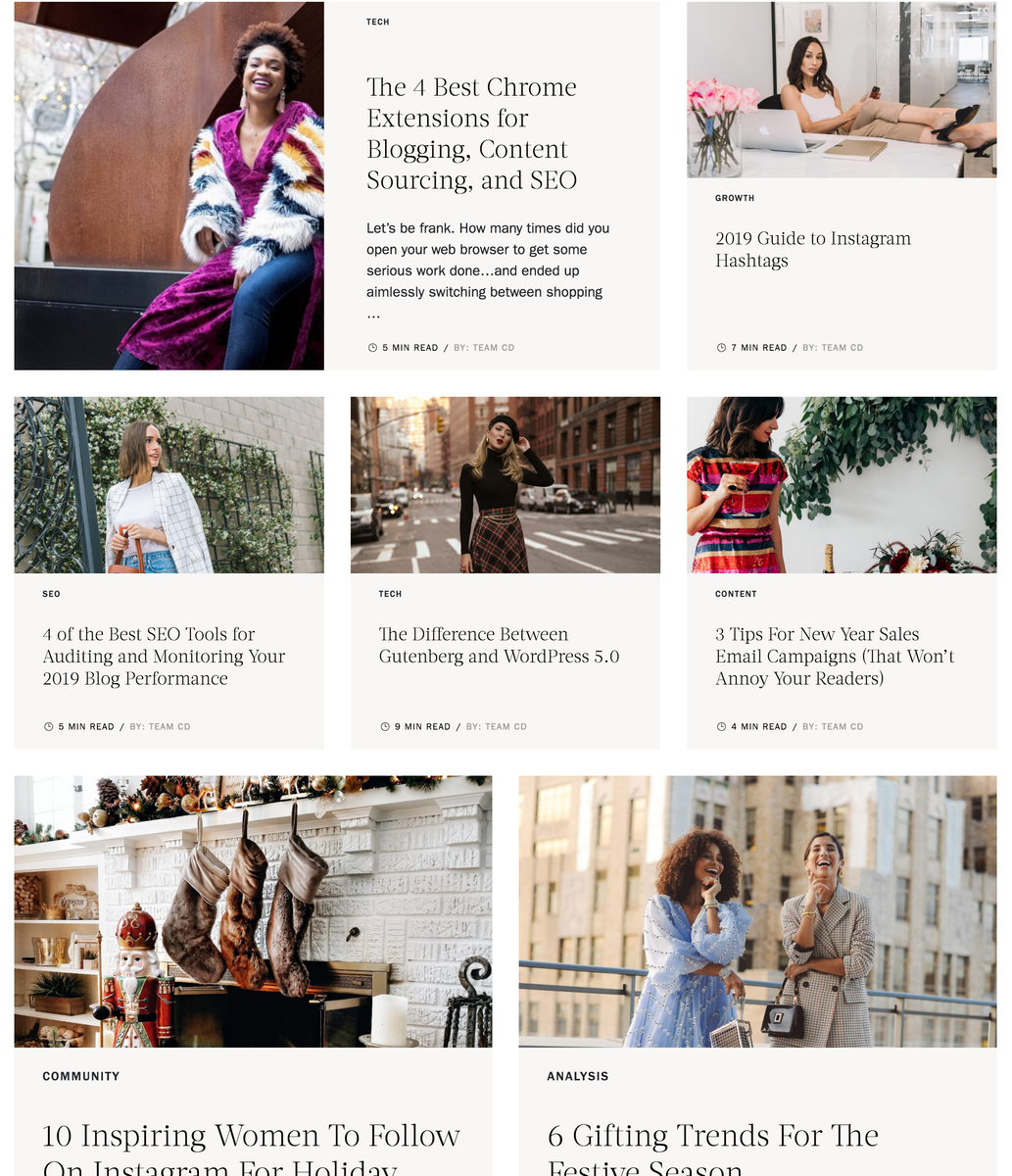 chloédigital — article layout