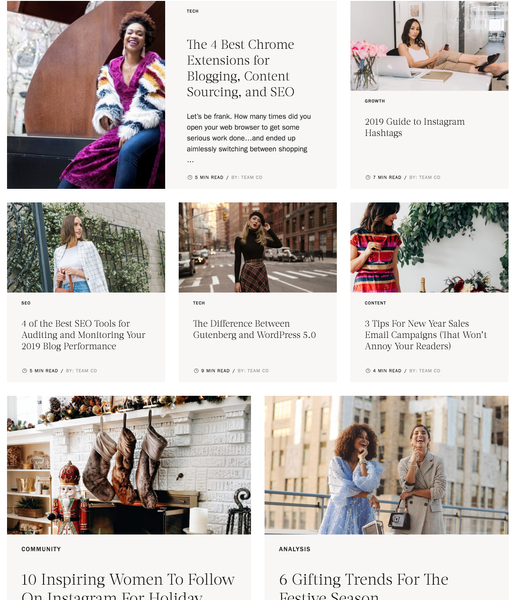 chloédigital — article layout