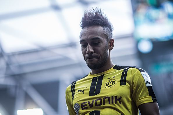 pierre-emerick-aubameyang-of-dortmund-reacts-after-the-bundesliga-picture-id663144928