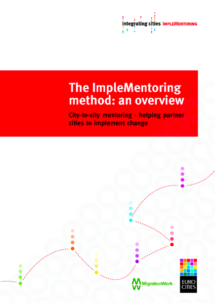 cover: The ImpleMentoring method: City-to-city mentoring – helping partner cities to implement change