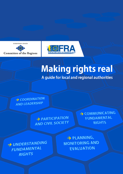 cover: Making rights real – A guide for local and regional authorities