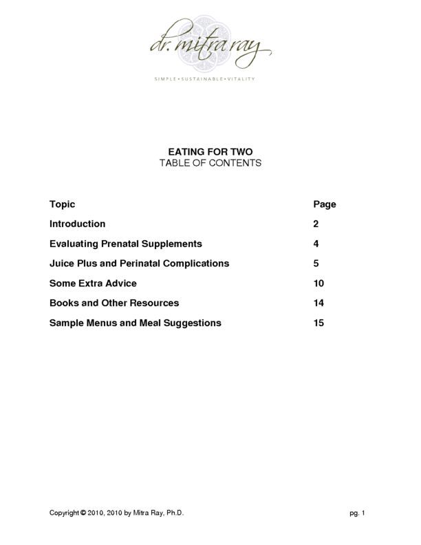 Dr. Ray - Prenatal Information