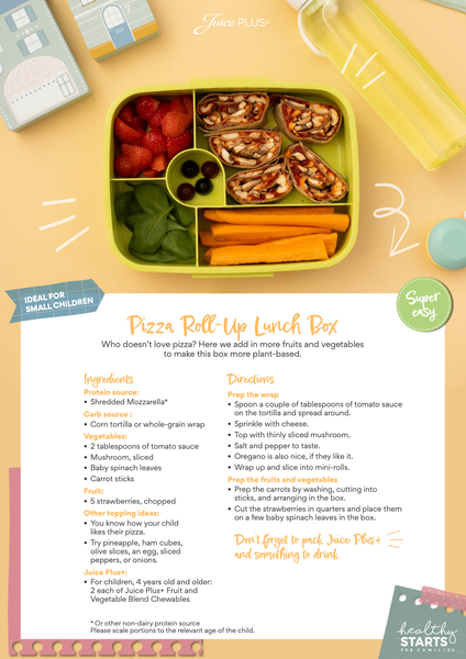 Pizza Roll-Up Lunch Box