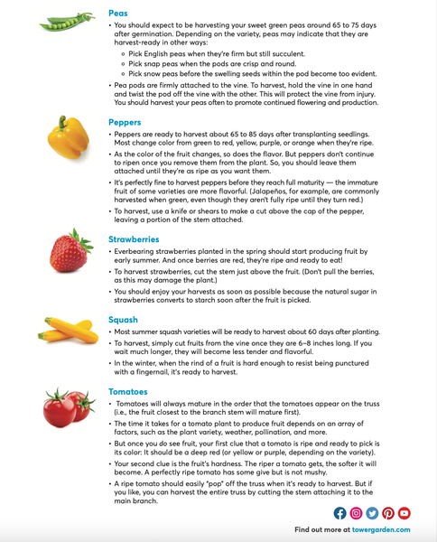17- Harvesting Fruiting Plants Cont.