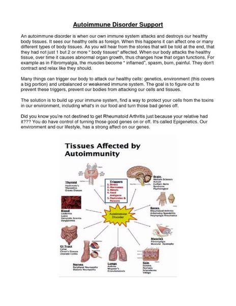 Supporting Autoimmune Conditions!